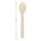 Hoffmaster 6" Wooden Spoons PK 1000 883332 - alternate 2
